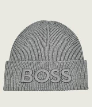 BOSS ORANGE Wełniana czapka Afox_R