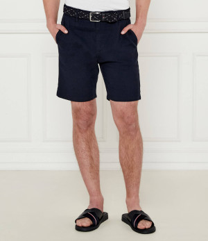 BOSS ORANGE Lniane szorty chino DS-2-S | Tapered fit