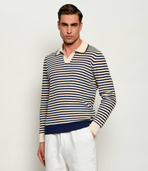 Gran Sasso Lniany sweter | Regular Fit