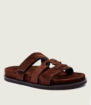 TORY BURCH Klapki INES | zamsz