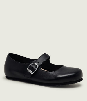 Birkenstock Skórzane baleriny Santa Clarita Mary Jane | narrow fit