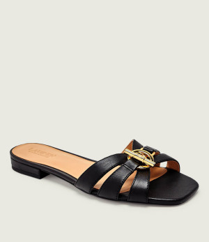 LAUREN RALPH LAUREN Skórzane klapki BLAIKE