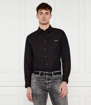 Calvin Klein Jeans Lniana koszula | Regular Fit
