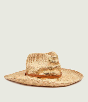 Weekend MaxMara Kapelusz Wkagalante | z dodatkiem skóry