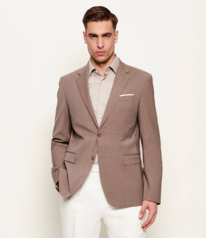 Joop! Wełniana marynarka Herby | Slim Fit