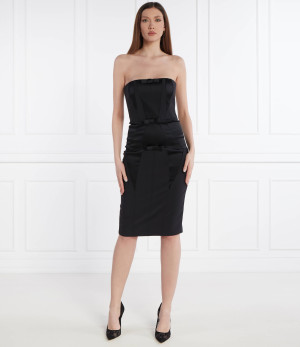Elisabetta Franchi Satynowa sukienka
