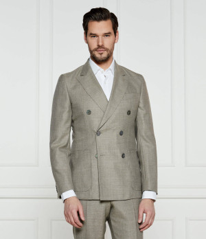BOSS BLACK Wełniana marynarka C-Huge-DB-251 | Slim Fit