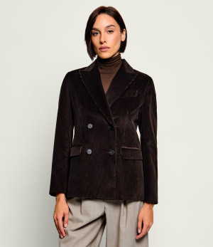 Weekend MaxMara Marynarka Wkdkatanga | Regular Fit | sztruks