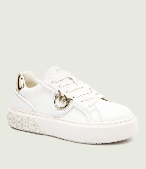 Pinko Skórzane sneakersy YOKO 06