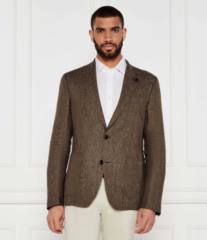 Joop! Lniana marynarka Hoverest12 | Slim Fit