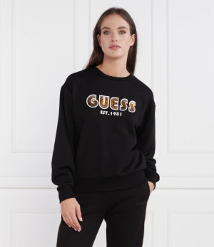 GUESS Bluza CN SHADED LOGO | Regular Fit
