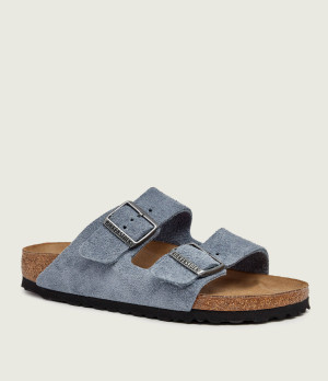 Birkenstock Klapki Arizona | zamsz | narrow fit