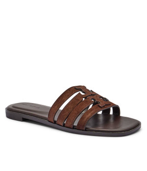 TORY BURCH Klapki Ines | zamsz
