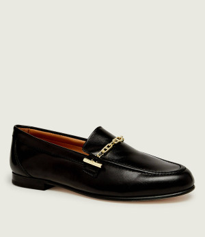 BOSS BLACK Skórzane loafersy Jadey_Mocc_LSCH