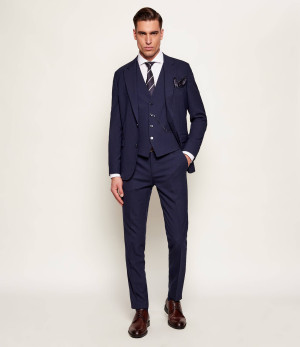 HUGO Garnitur Arti/Hesten241V1X | Extra slim fit | z dodatkiem wełny