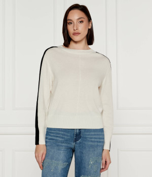 Marc Cain Wełniany sweter | Loose fit | z dodatkiem kaszmiru