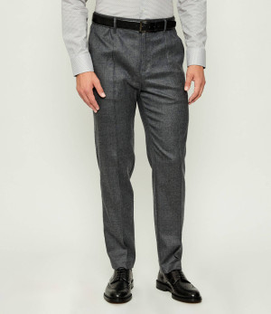 Emporio Armani Wełniane spodnie | Regular Fit