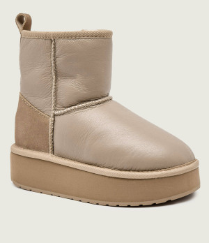 EMU Australia Śniegowce Stinger Mini Flatform Leather | skóra