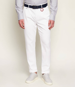 Tramarossa Spodnie chino ALBERTO | carrot fit