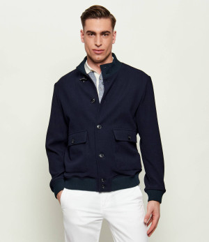 Fay Wełniana kurtka bomber | Regular Fit