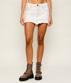 One Teaspoon Jeansowa spódnica Junkyard | low waist | Regular Fit