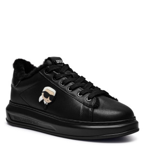 Karl Lagerfeld Skórzane sneakersy KAPRI | shearling