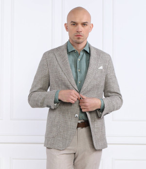Oscar Jacobson Marynarka Ferry Patch | Slim Fit