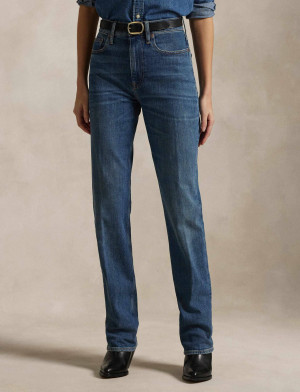 POLO RALPH LAUREN Jeansy | Straight fit | high rise