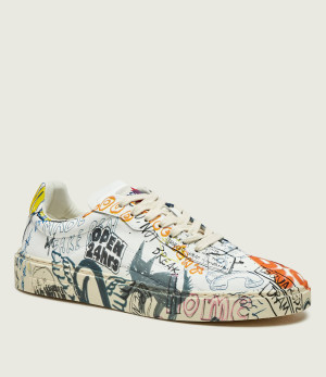 Dsquared2 Skórzane sneakersy Rider