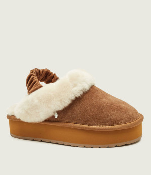 EMU Australia Ocieplane mule Hartz Clog| shearling | zamsz | z dodatkiem wełny