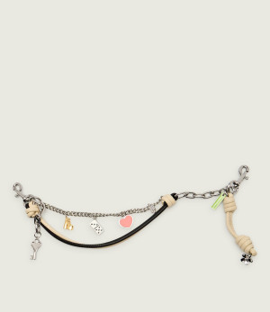 Marc Jacobs Skórzany brelok CHAIN BAG CHARM