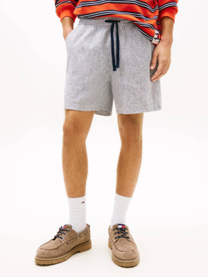 Tommy Jeans Lniane szorty | Relaxed fit