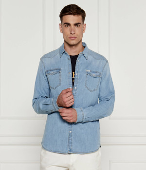 GUESS Jeansowa koszula | Slim Fit