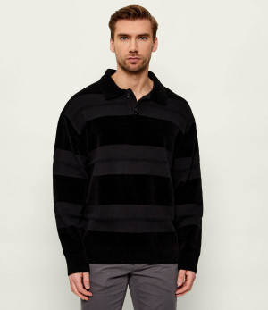 BOSS ORANGE Polo Amburgh | Relaxed fit | z dodatkiem wełny