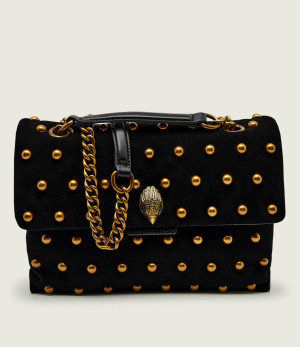 Kurt Geiger Torebka na ramię LG KENSINGTON STUDS | zamsz