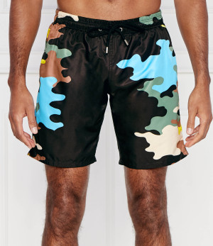 Plein Sport Szorty kąpielowe Camouflage | Regular Fit