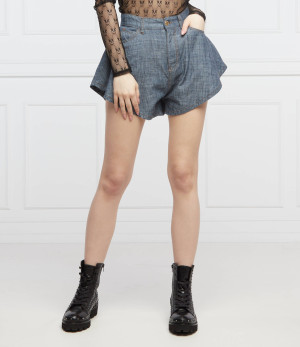 Pinko Szorty BETULLA | Regular Fit | z dodatkiem lnu