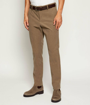 BOSS BLACK Spodnie chino P-Genius-CW-WG-252F | Slim Fit | sztruks