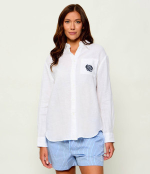 POLO RALPH LAUREN Lniana koszula | Polo Ralph Lauren x Wimbledon | Loose fit