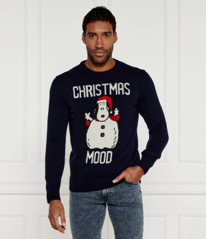 ST.Barth Sweter Heron ST. BARTH X PEANUTS | Regular Fit | z dodatkiem wełny i kaszmiru