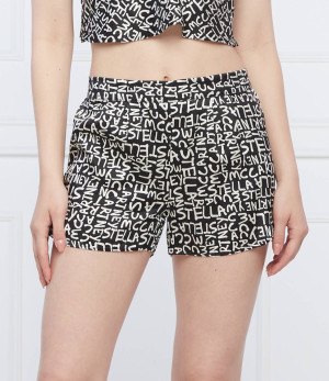 Stella McCartney Jedwabne szorty od piżamy | Regular Fit