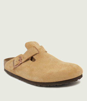Birkenstock Mule Boston VL Latte | narrow fit | zamsz