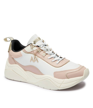 Armani Exchange Skórzane sneakersy