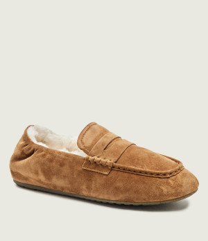 EMU Australia Ocieplane mokasyny Kirra Nest | zamsz | z dodatkiem wełny | shearling