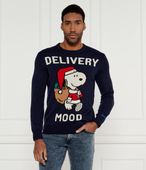 ST.Barth Sweter Heron | St. Barth x Peanuts | Regular Fit | z dodatkiem wełny i kaszmiru
