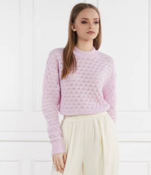 Samsøe Samsøe Wełniany sweter Saanour | Classic fit
