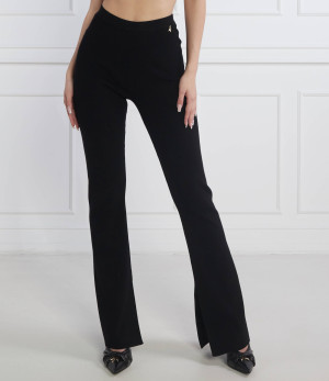 Patrizia Pepe Wełniane spodnie | flare fit