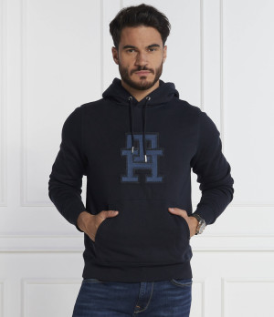 Tommy Hilfiger Bluza MONOGRAM APPLIQUE HOODY | Regular Fit