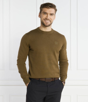 BOSS ORANGE Sweter Kanovano | Regular Fit | z dodatkiem kaszmiru