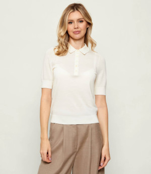 BOSS BLACK Wełniane polo Fidenka | Regular Fit